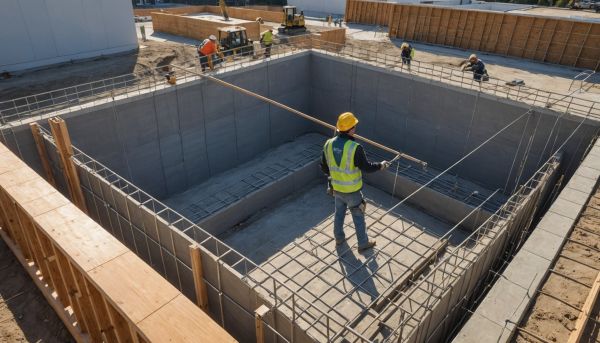 Maîtriser la construction d'une piscine en béton durable